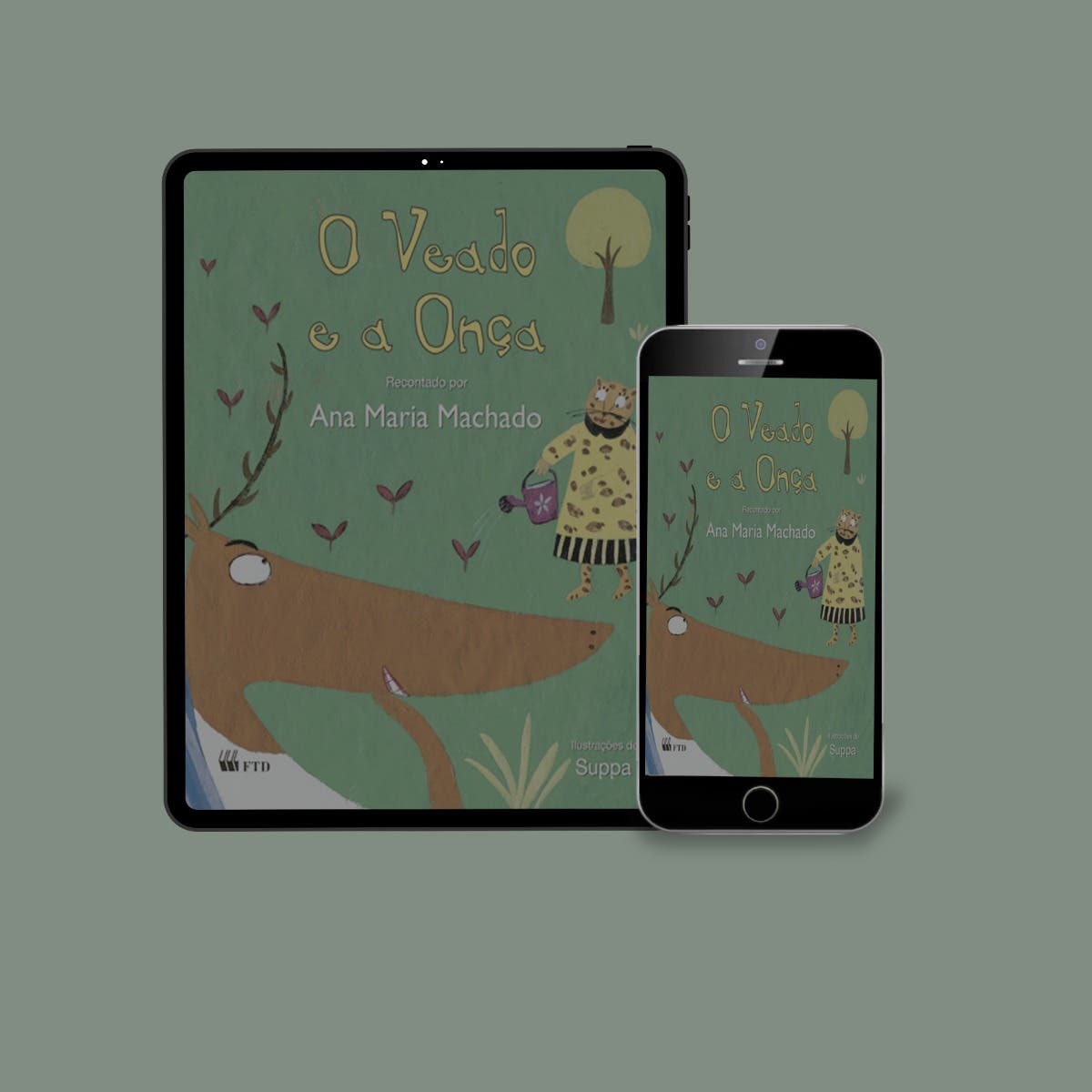 LED O veado e a on&ccedil;a