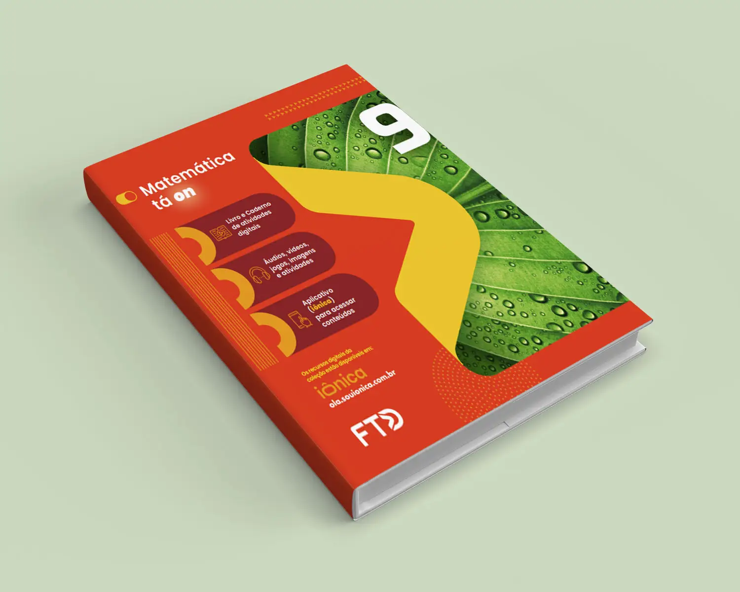 CJ SOBRECAPA E LIVRO A CONQUISTA DA MATEM&Aacute;TICA EFAF 9&ordm;ANO