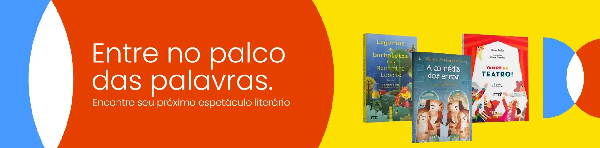 Entre no palco das palavras