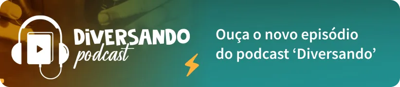 Card de navegação para o podcast diversificando na Editora FTD